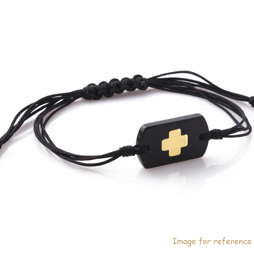 Custom made mens gold bracelet