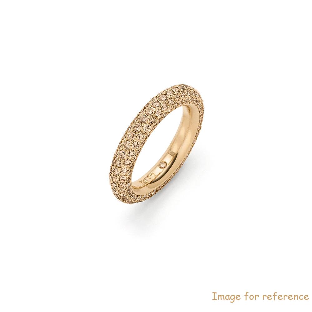 Customized CZ 18k yellow gold vermail silver ring dainty, великолепный - exactly as pictured