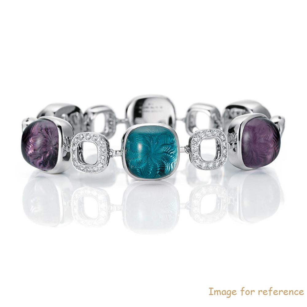 Customized sterling silver bracelet gives me a feeling of pride Customized sterling silver bracelet gives me a feeling of pride