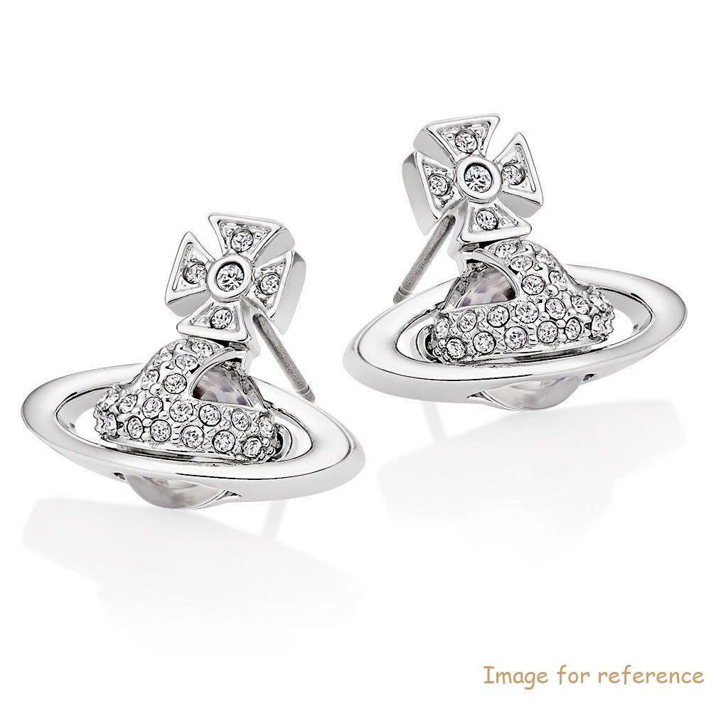 OEM Cubic Zirconia Ladies silver Earrings OEM Cubic Zirconia Ladies silver Earrings
