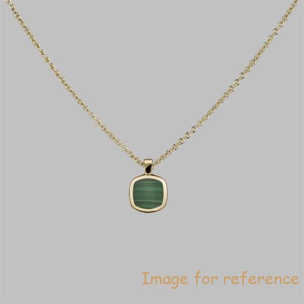 OEM men Small Inlaid Signet Necklace OEM men Small Inlaid Signet Necklace
