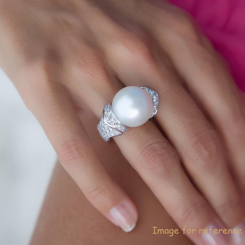 OEM Pear Sterling Silver Ring