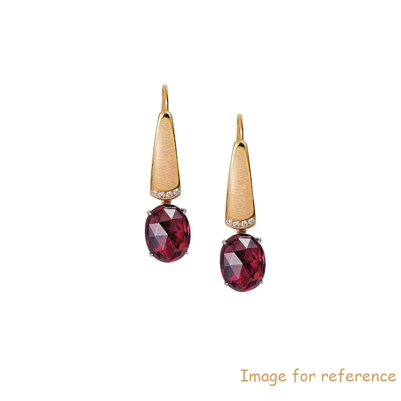 18k gold earrings over sterling silver jewelry OEM supplier