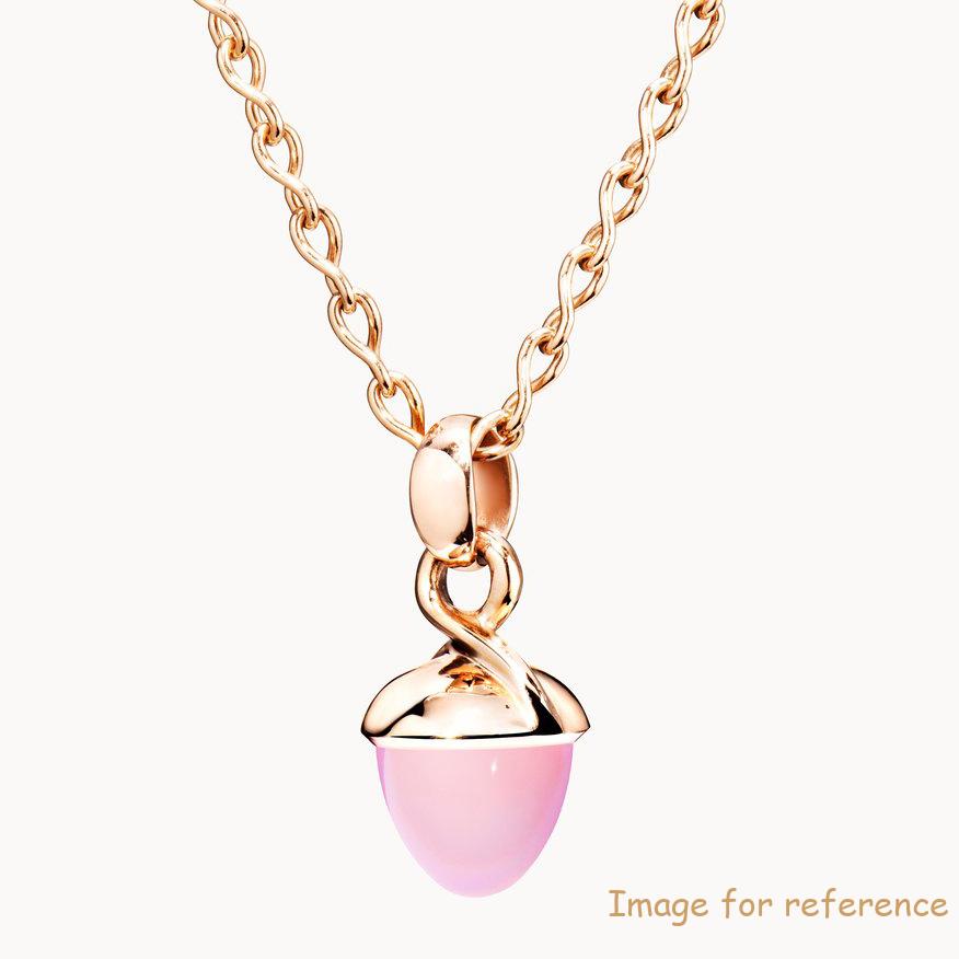 18k pink gold plated necklace pendant ODM production jewelers