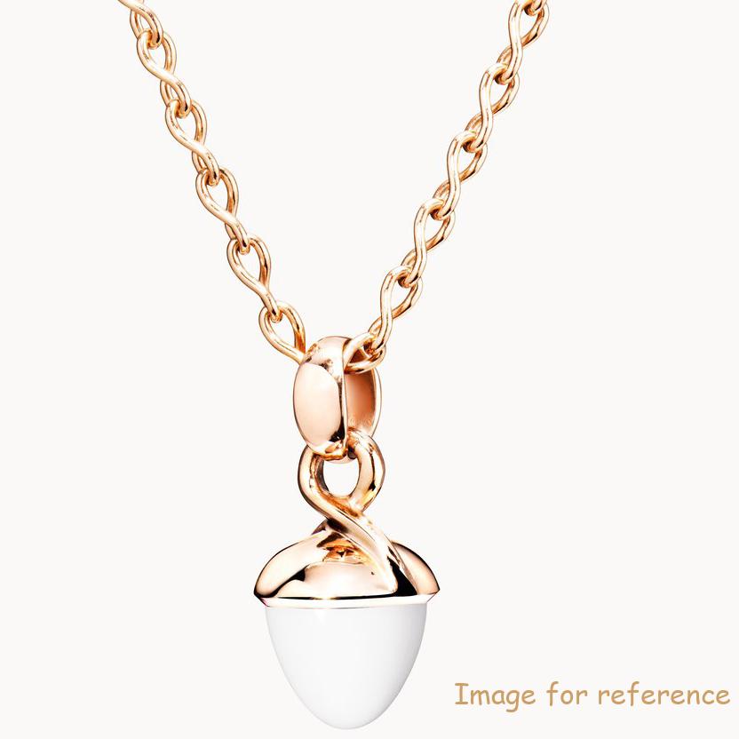 18Kローズゴールドメッキ 925 silver necklace customized jewelry supplier