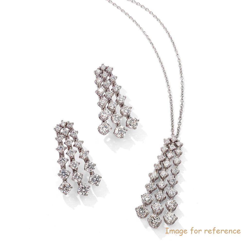 Zircônia cúbica 925 silver necklace jewely oem jewelry suppliers manufacturers