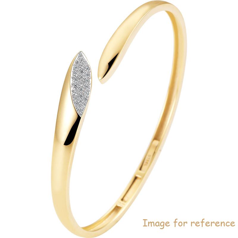 ODM yellow gold plated bracelet 925 silver jewelry supplier wholesale