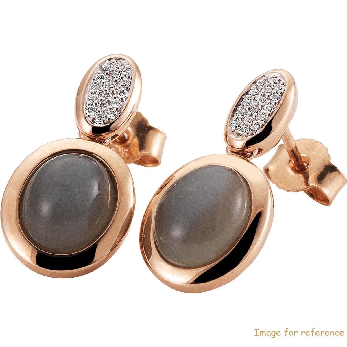 OEM ODM 18k rose gold vermeil 925 silver earrings it's perfect!!! OEM ODM 18k rose gold vermeil 925 silver earrings it's perfect!!!