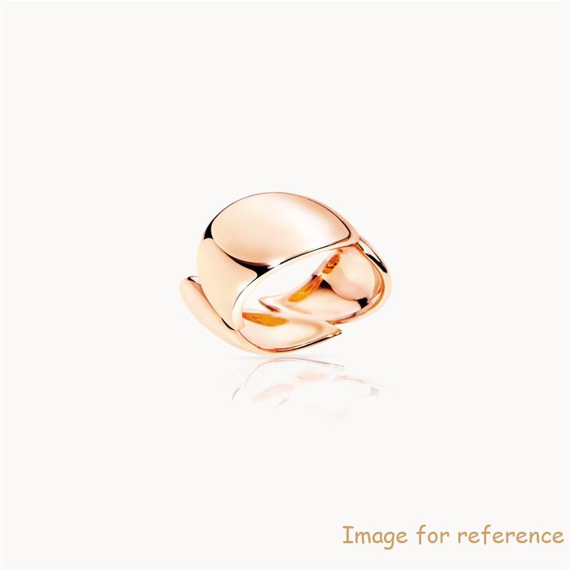 Ring medium 18K rose gold plated 925 Sølvsmykkerprodusent