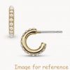 China Custom Design Fashion Silver Gold Plated Stud Earrings Jewelry Supplier