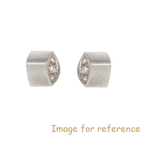 Skikk 925 Sølv & CZ earrings Fashion 925 Silver Jewelry supplier