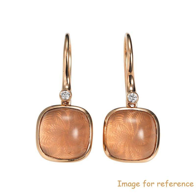 Custom design your personalised earrings in silver and rose gold