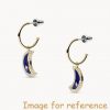 Custom made 925 Sterling Silver CZ Design Ear Stud Earrings fashion Jewelry