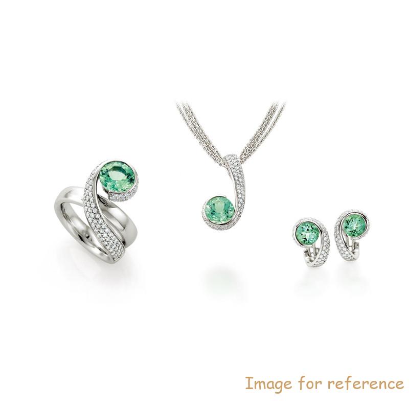 Design Women's Sterling Silver Necklaces,Ring and Earring Set manufacturer