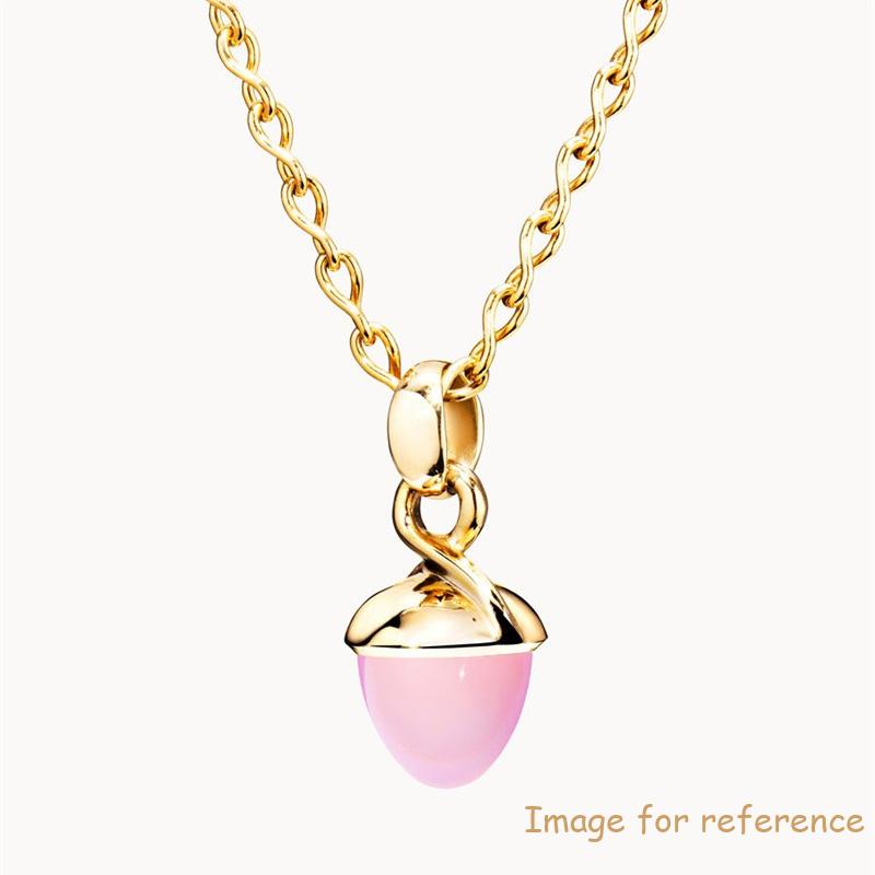 A professional 18K yellow gold plated sterling silver necklace jewelry OEM ODM manufacturer