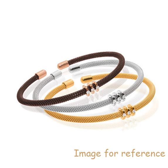 Custom wholesale 18k gold plated silver bracelet at factory price