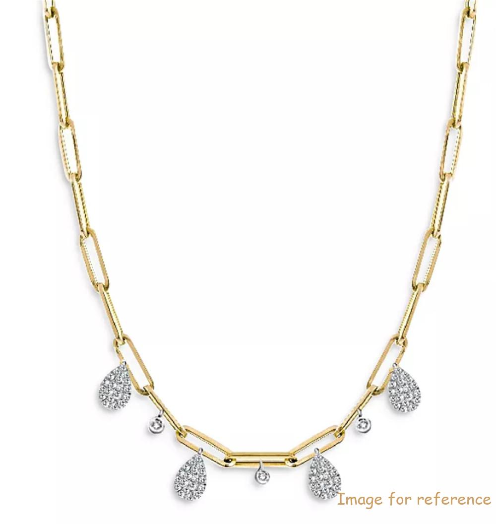 luxembourg 925 silver jewelry manufacturer custom made 14K Yellow Gold Vermeil Rectangular Link Necklace with cubic zirconia luxembourg 925 silver jewelry manufacturer custom made 14K Yellow Gold Vermeil Rectangular Link Necklace with cubic zirconia