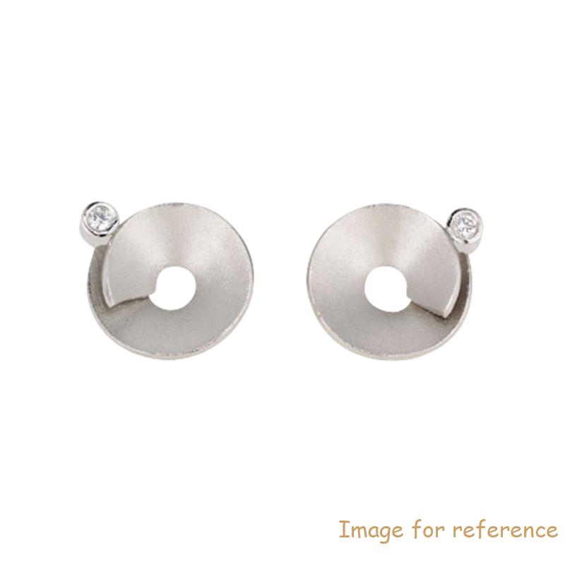 offer CZ silver earrings jewelry Customization service