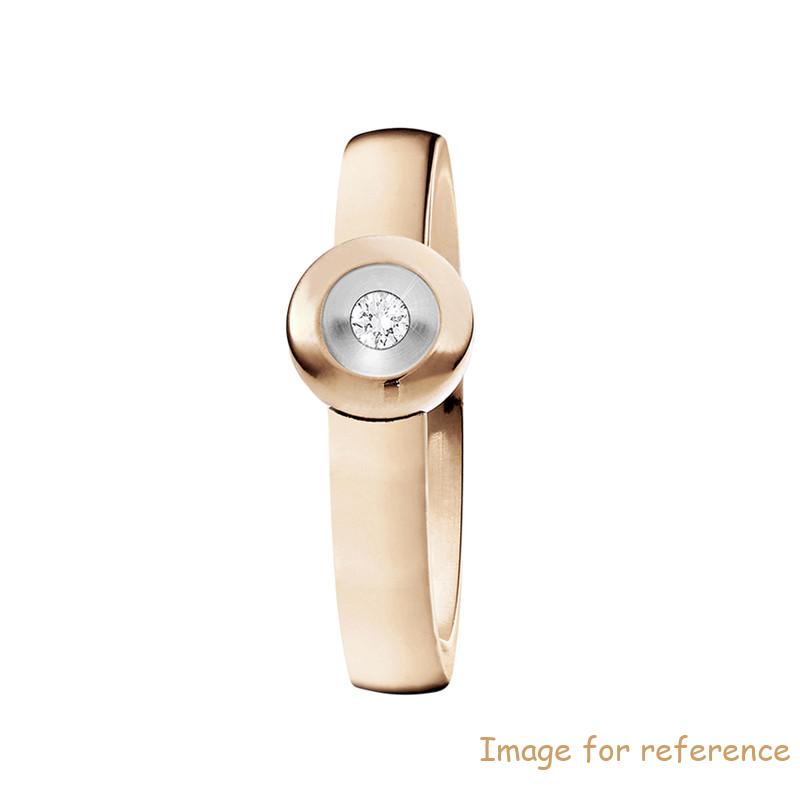 Germany jewelry wholesaler Customized design 925 sterling silver ring in 18k rose gold vermeil