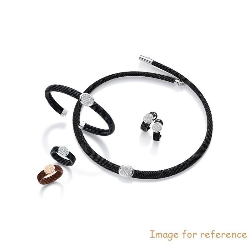 Jewelry traders order CZ 925 silver rings,гривни ,earrings and necklaces set