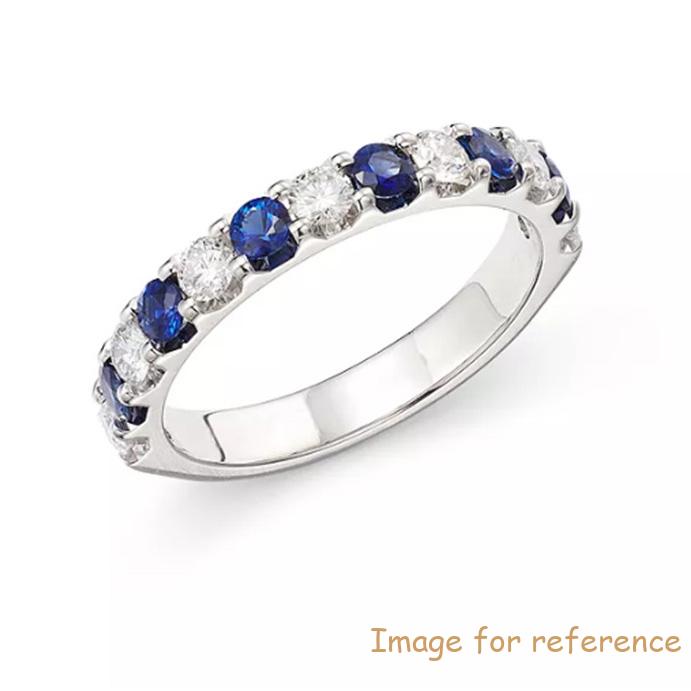 OEM ODM Cubic zirconia 925 silver ring in 14K White Gold vermeil