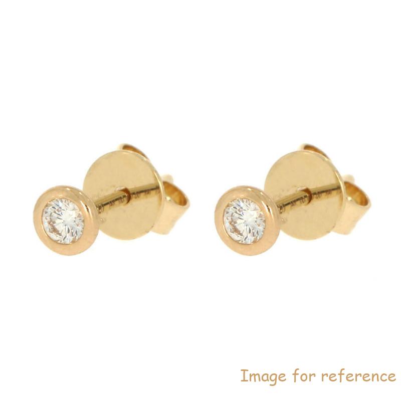 Personalised custom made 18k yellow gold vermeil silver earrings supplier