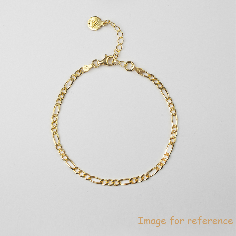 Custom design yellow gold vermeil plated bracelet for a jewelry retailer