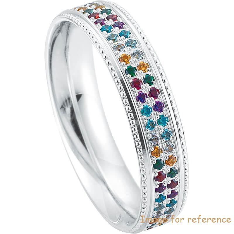 Custom personalised ring jewellery with name on it