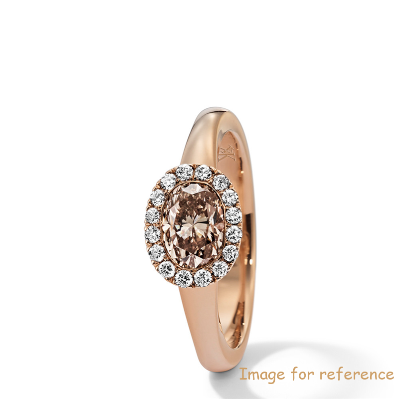 custom CZ ring made, 18k rose gold plated jewelry factory for 20 år