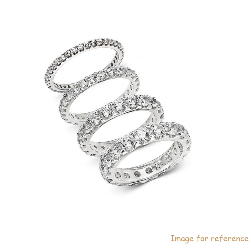 custom name CZ ring jewelry in 14K White Gold Vermeil