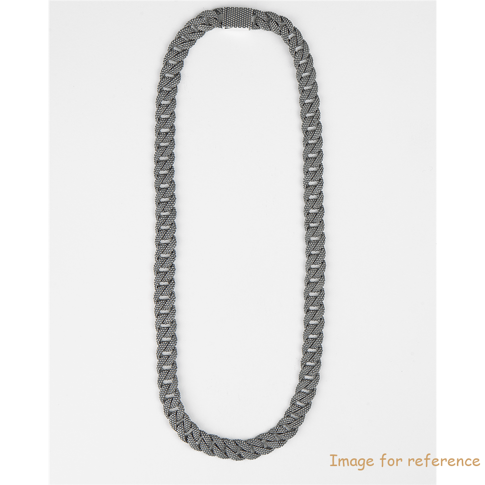 Custom necklace design manufacturer,creat your small dotted curb necklace collection