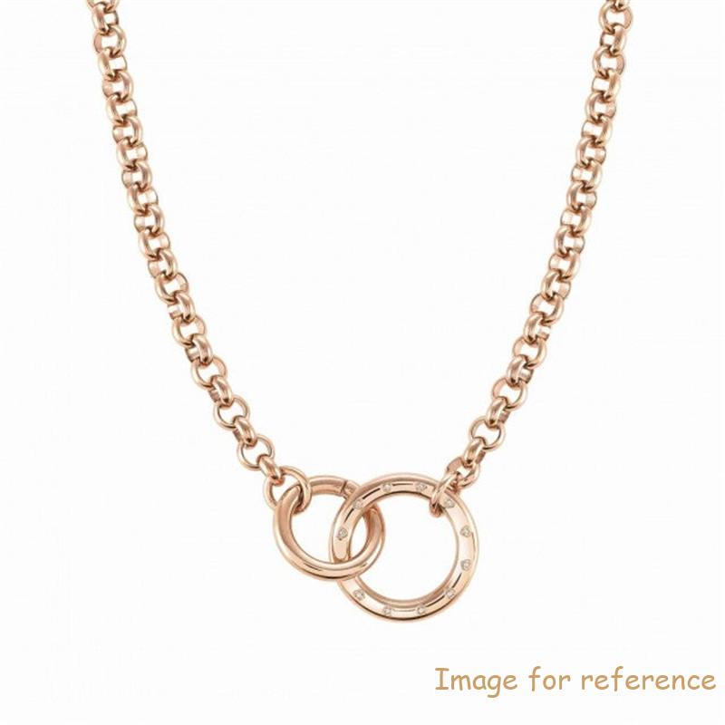 Design made necklace in stainless steel with PVD finish for your new jewelry line