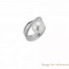 Reliable custom jewellery manufacturer for OEM ODM pearl silver ring