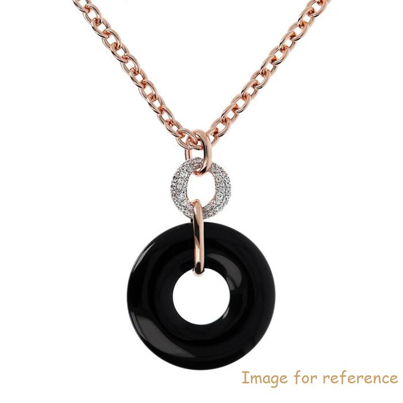 Custom Fashion Jewels for Double Stone and Cubic Zirconia Pendant Necklace