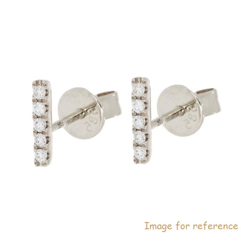 Ireland custom girls jewelry exporter order 3000 pieces CZ earrings stud