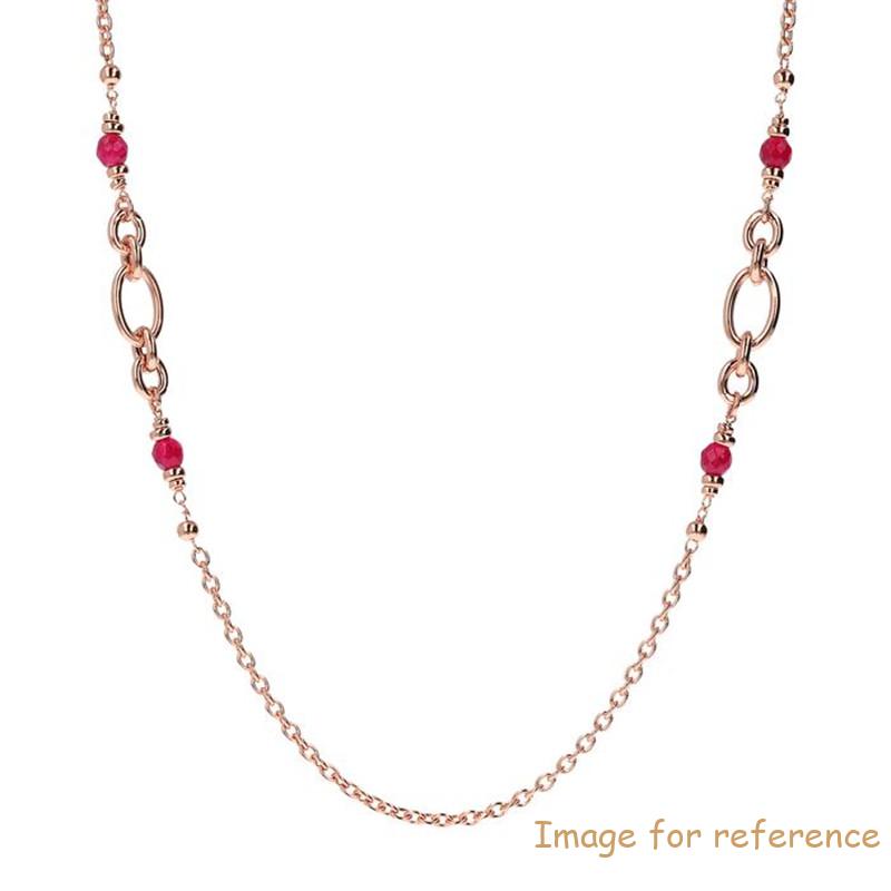 Japan custom jewelry supplier design made 1000 pieces of Natural Stone Rolò Oval Necklace