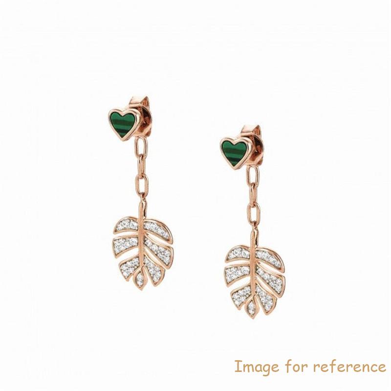 Jewelry Manufacturing in Earrings in sterling silver and Malachite China