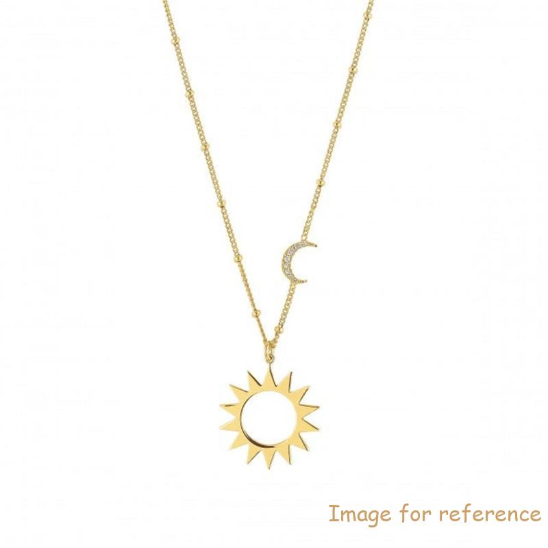 Lebanon jewelry wholesaler custom necklace with moon and sun