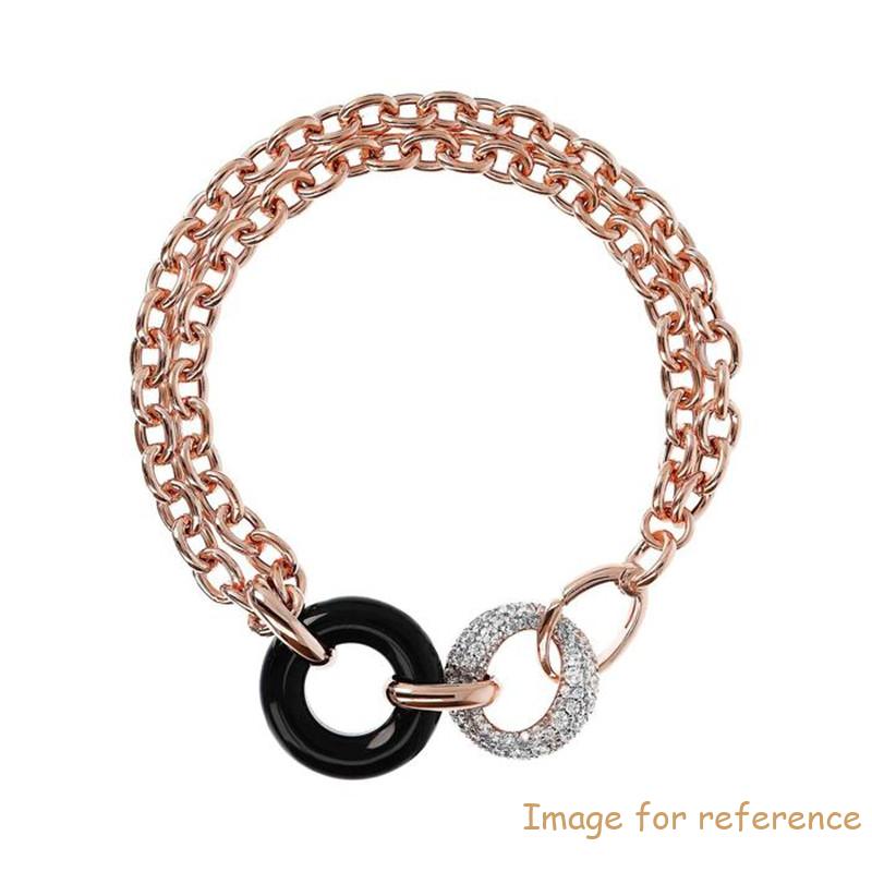 Making Stone and Pavé Double Circle Bracelet and packaging for your store