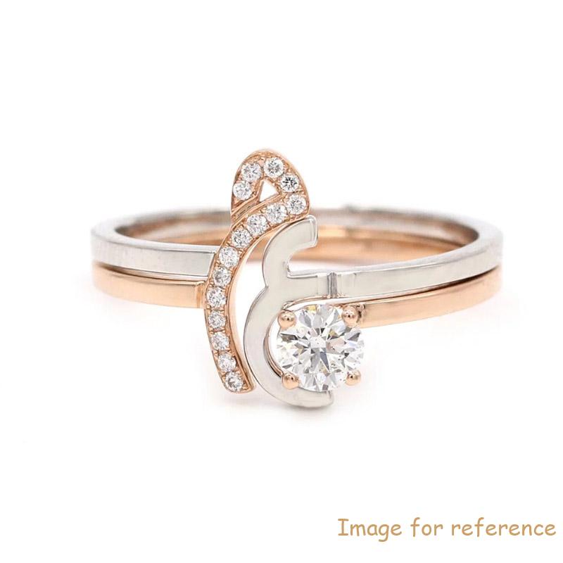 design your own jewelry wholesale, OEM ODM 18k rose gold plated CZ ring