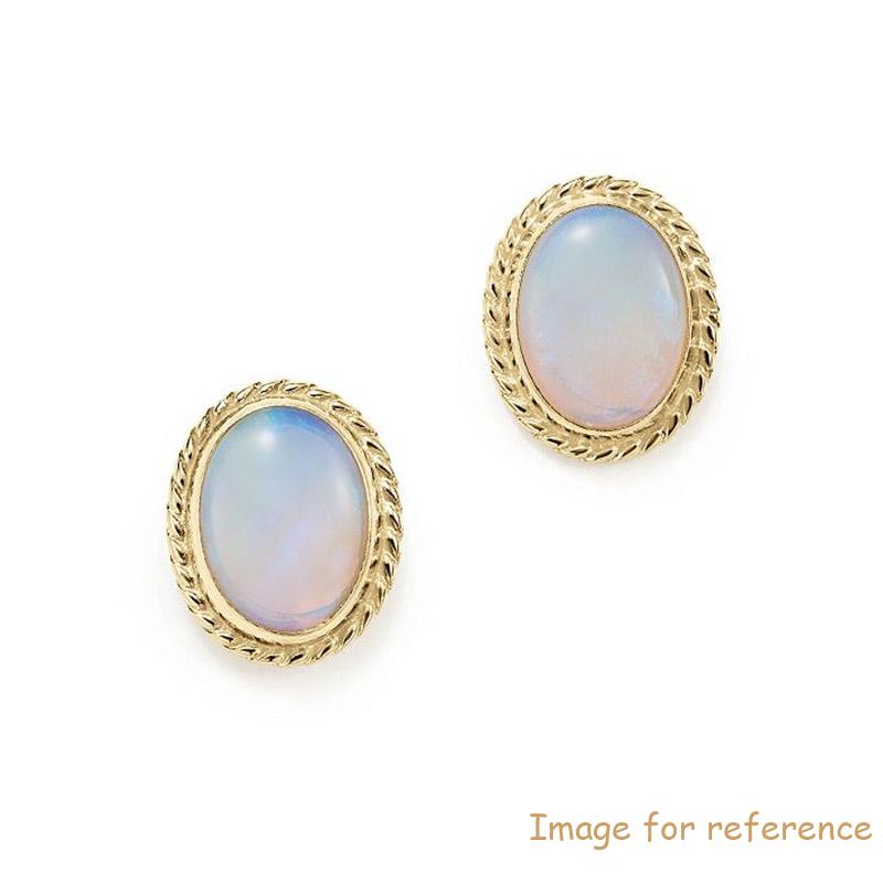 Make for same design of Bezel Set Stud Earrings in 14K Yellow Gold Vermeil 925 silver by China jewelry factory