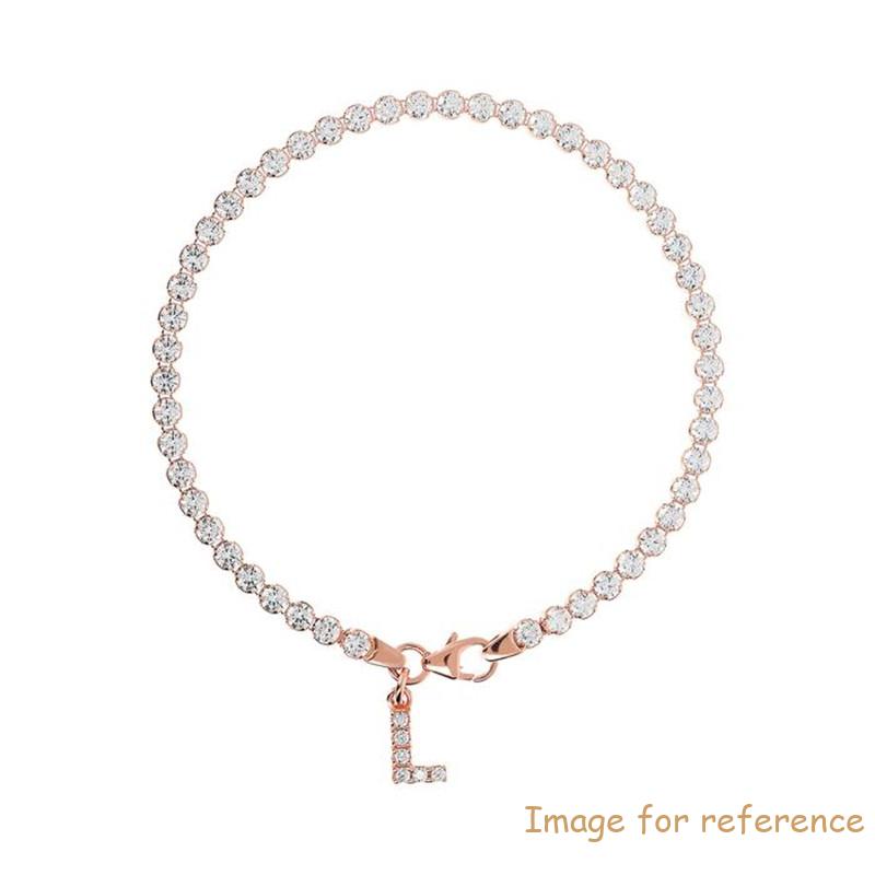 Netherlands Custom Jewelry wholesaler OEM ODM Tennis Bracelet My Bronzallure with Charm Letter