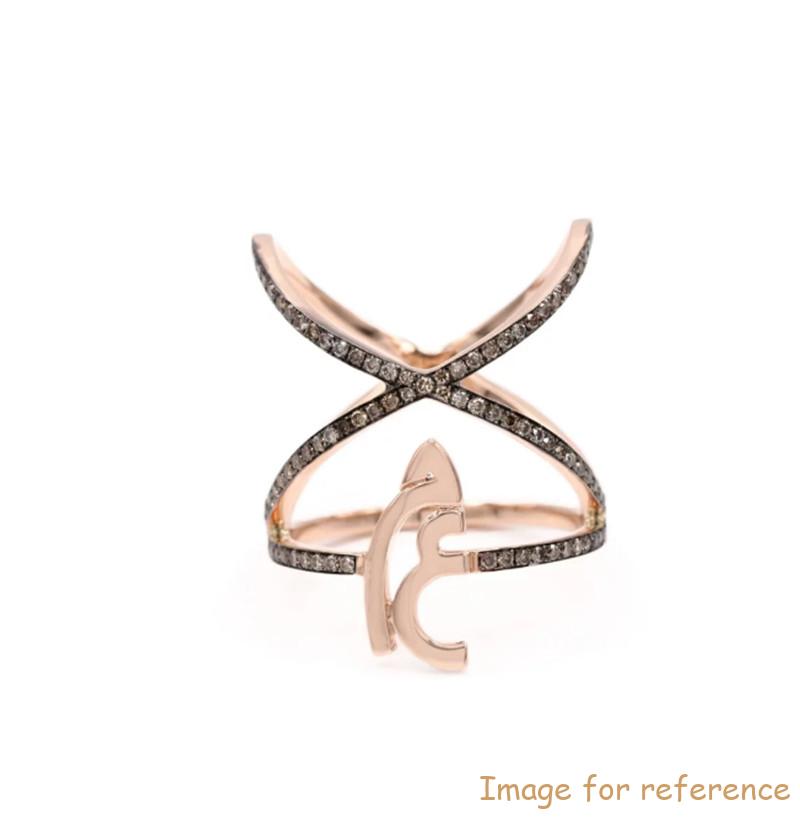 Poland jewelry designer custom rose gold plated silver finger ring Poland jewelry designer custom rose gold plated silver finger ring