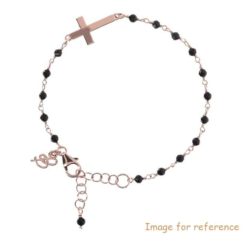Kalkun 925 silver custom jewelry factory design made Rosary Bracelet with Cross