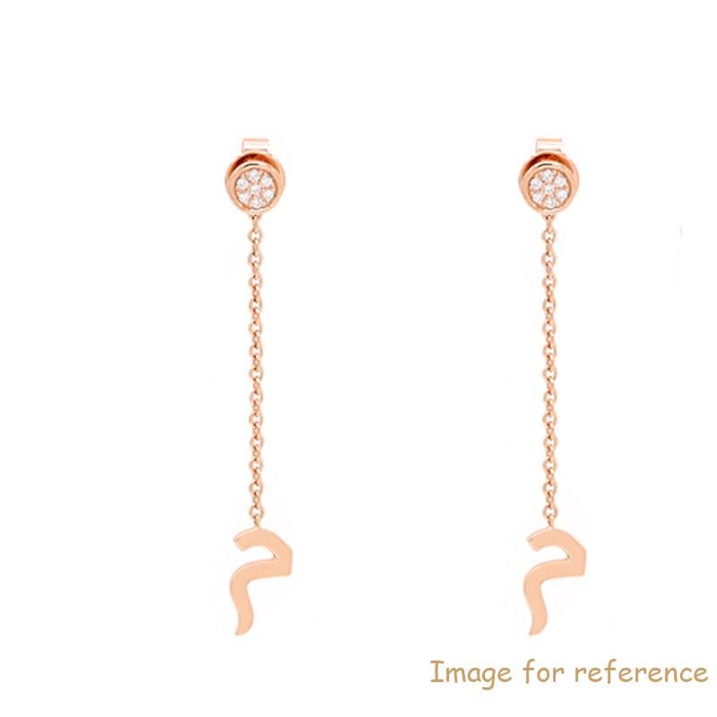 προσαρμοσμένα σχέδια 925 sterling silver 14K or 18K solid gold hoop earrings in rose gold veimeil