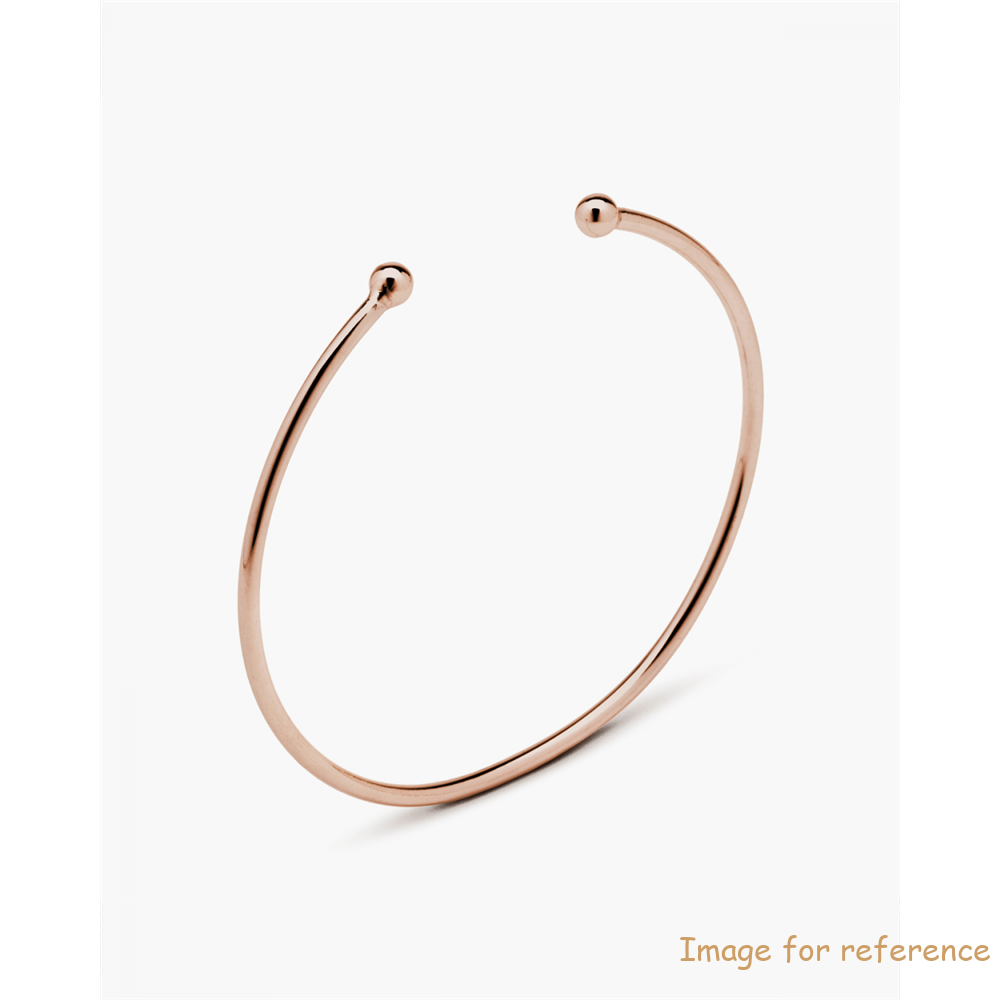 A gold vermeil pearl jewellery manufacture custom design pink gold spheres small piercing bracelet