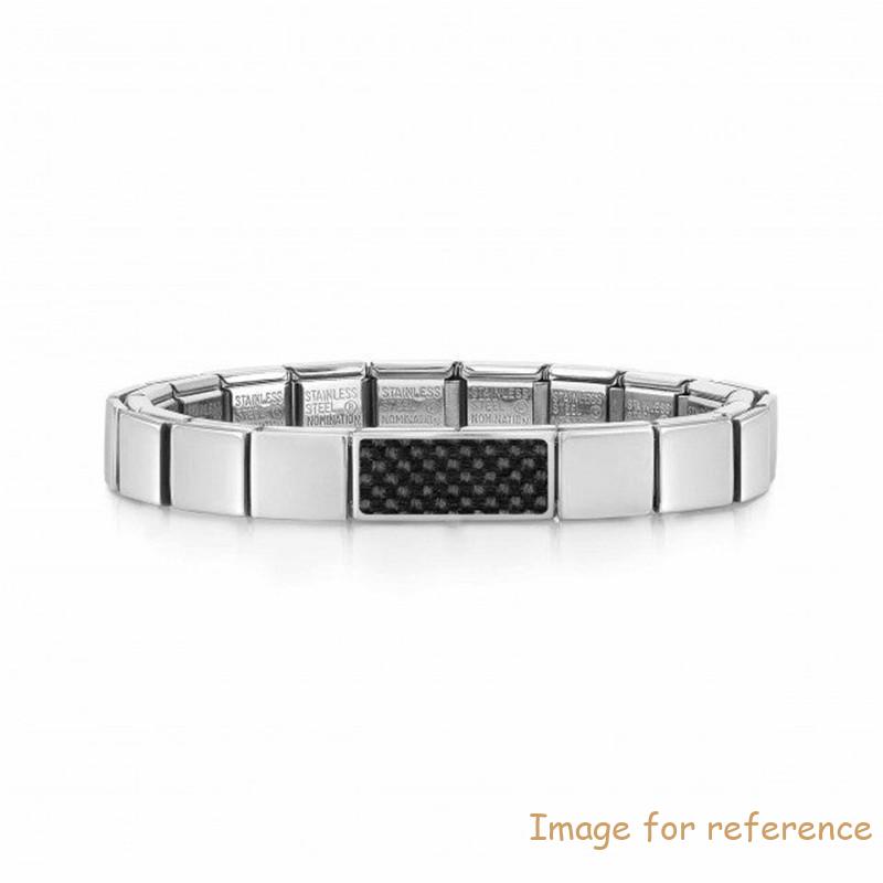 China Gold Plated Jewelry Manufacturer Custom Made Composable Glam Bracelet, Double Carbon