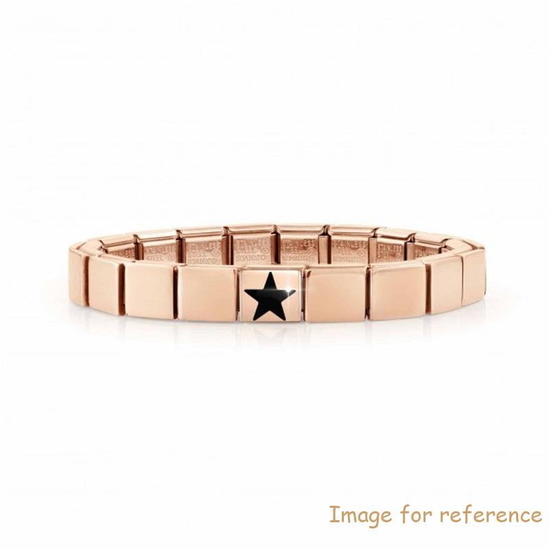 Custom Silver Maker Wholesale Bracelet With Rose Finish And Enamel
