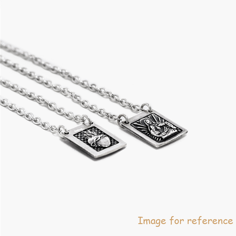 Customized Jewelry Manufacturers & Suppliers OEM ODM men's sacred heart scapular necklace