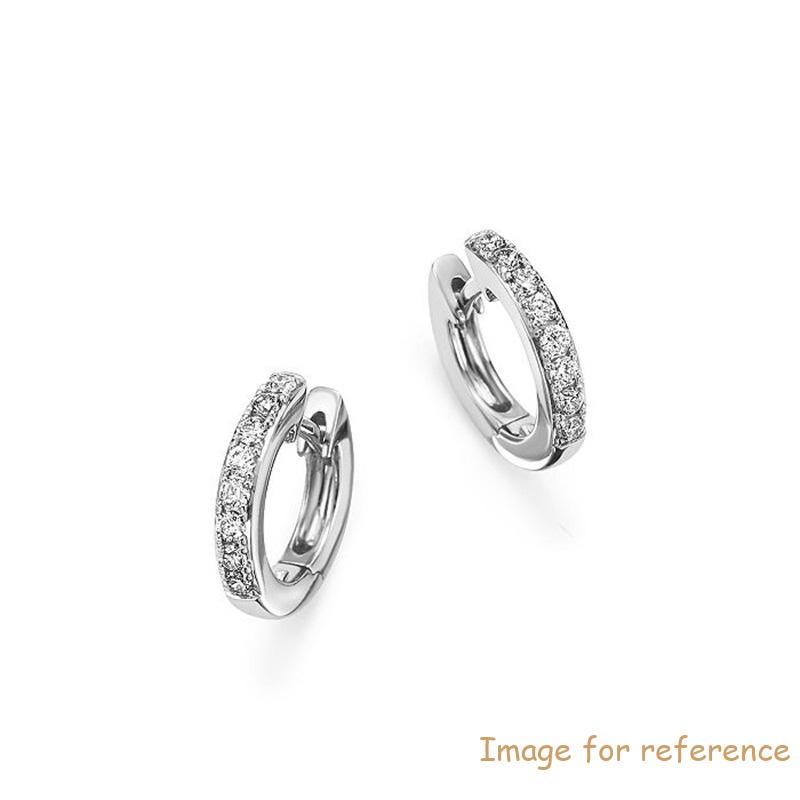 Love This Brand Reviewed In Ukraine Wholesale Personalized Jewelry Customer Who Oem Dom Cz Mini Hoop Earrings In 14k Gold Plated